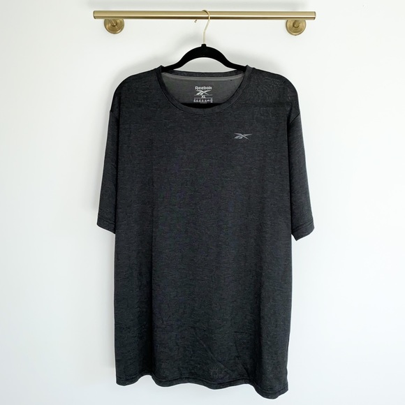 Charcoal Reebok Speedwick Athletic Shirt - Picture 1 of 10